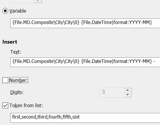 Using variables and tokens.