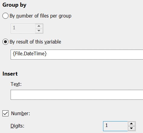 Avoiding duplicates by appending a number.