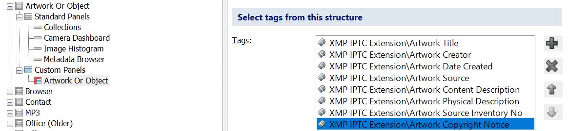 Removing individual tags from a tag set to reduce screen clutter.