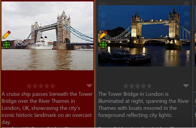 Searching for images showing bridges and ships.