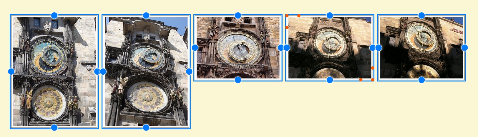 Adding new objects to an album.