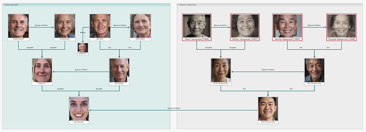 A family tree in an Album.
