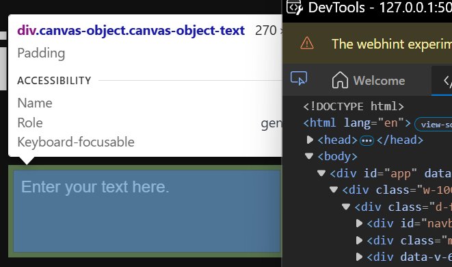 Inspecting a person object in an album with the built-in develper tools.
